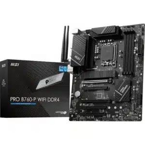 Msi Pro B760M‑P – Placa Madre Matx Potente Y Orientada A Productividad