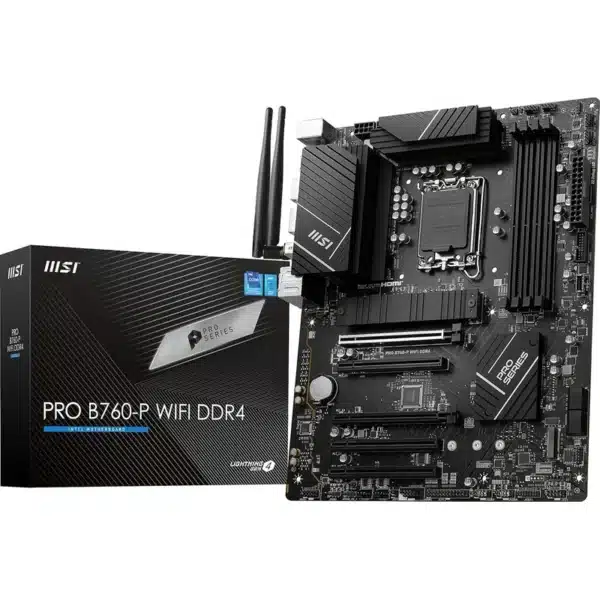 Msi Pro B760M‑P – Placa Madre Matx Potente Y Orientada A Productividad